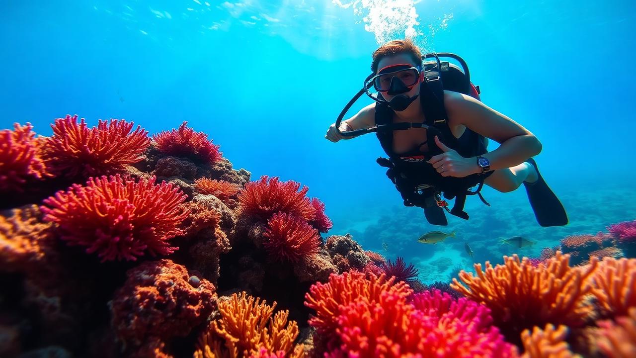 Scuba Diving players in action
